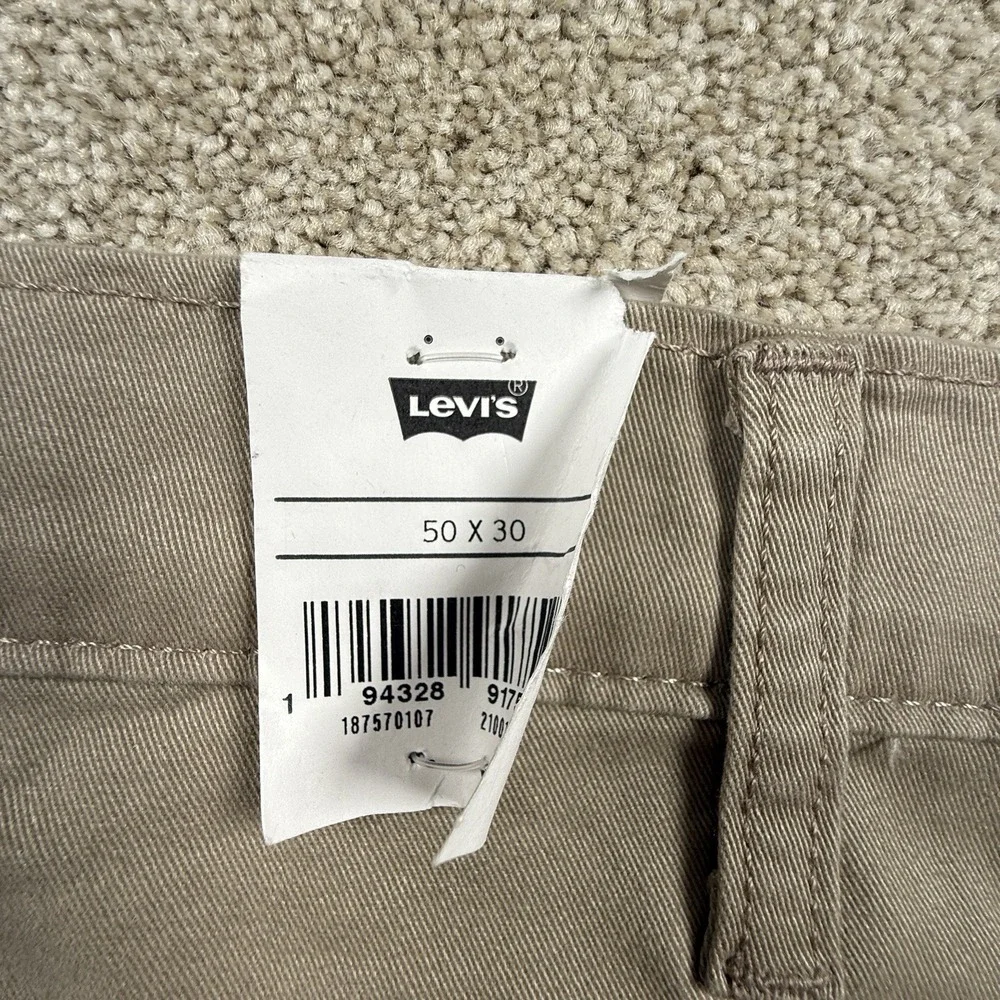 Levi's 541‎ 50x30 Athletic Taper Khaki Pants Mens All Season Tech Tan